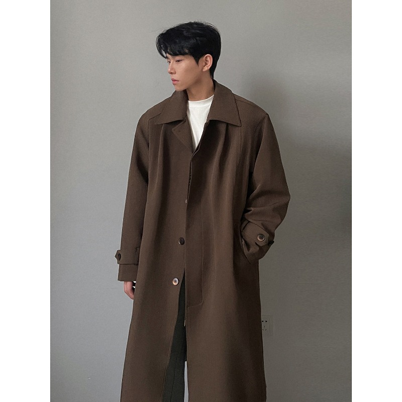 Mantel Panjang Pria Minimalis  - Men'S Fashion X ulasan dan harga