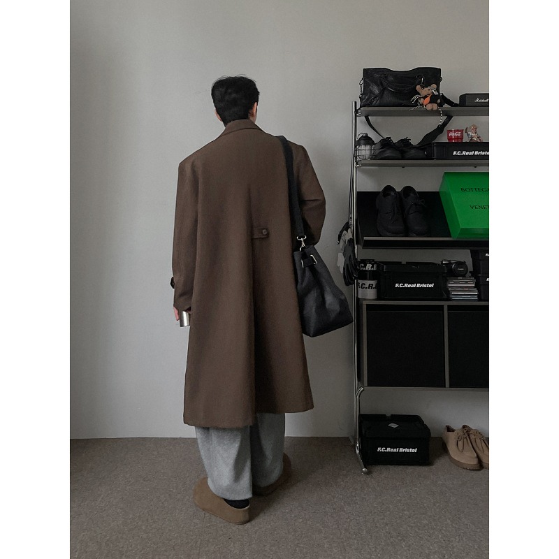 Mantel Panjang Pria Minimalis  - Men'S Fashion X ulasan dan harga