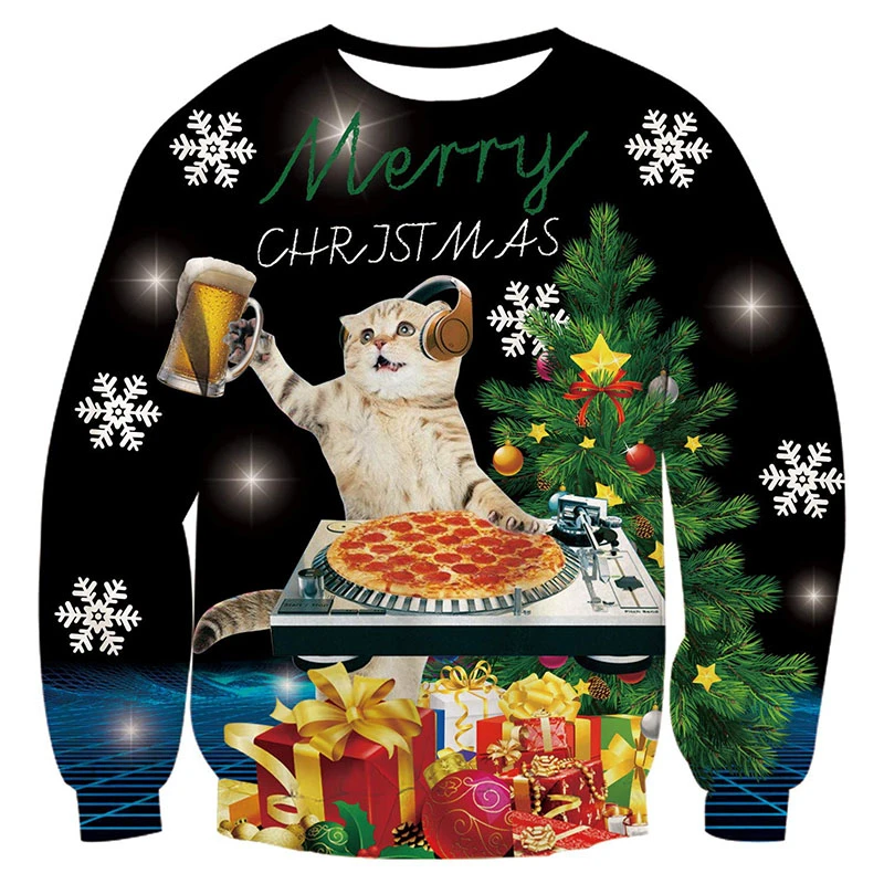 Sweater Natal Lucu dengan Moti - Mens Fashion Clothes ulasan dan harga