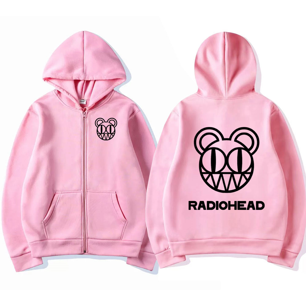 Hoodie Ritsleting Logo Band Ro - Mens Fashion Zip Up Hoodies ulasan dan harga