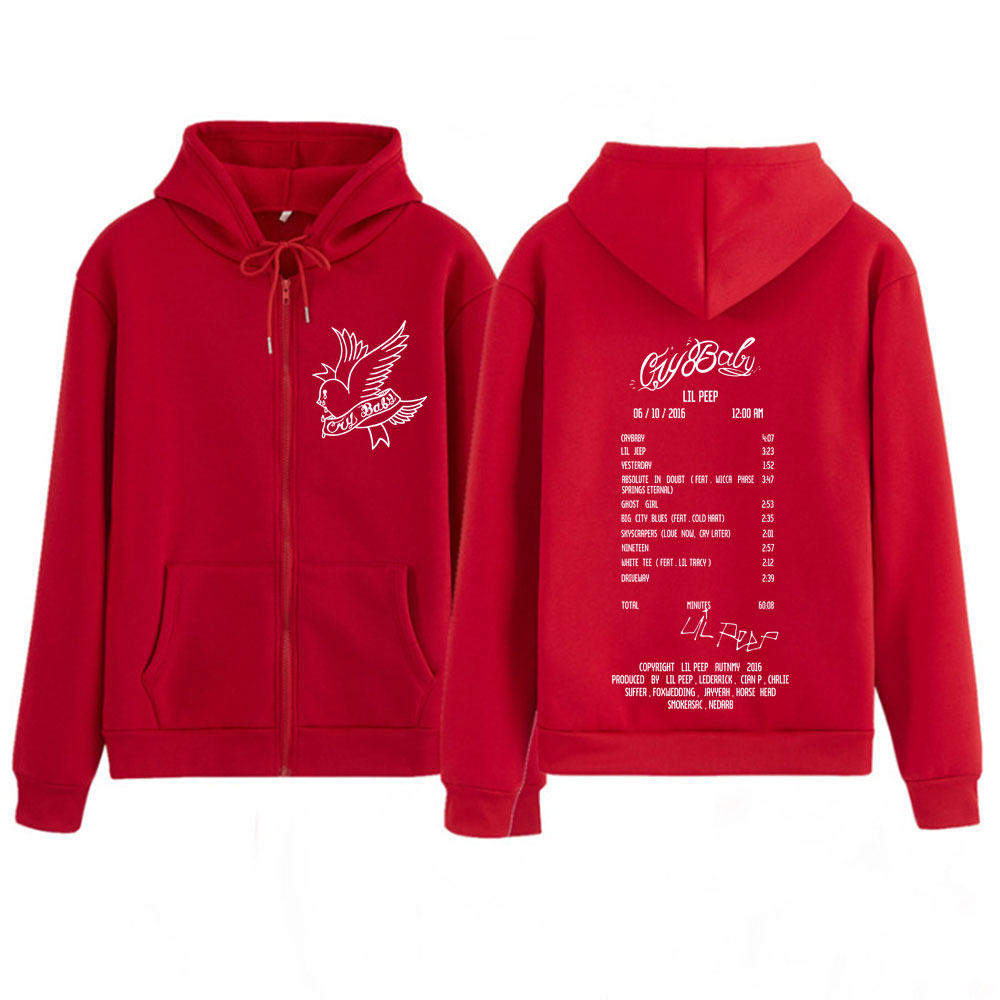 Hoodie Zipper Grafis Album Cry - Men'S Fashion Videos ulasan dan harga