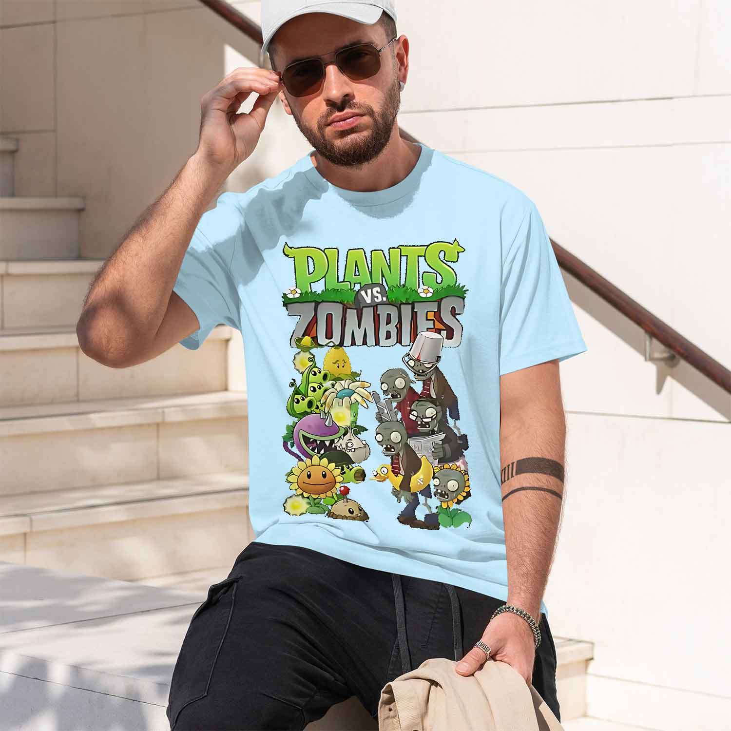 T Poster Humorous Tees Lengan  - Poster Men Fashion ulasan dan harga