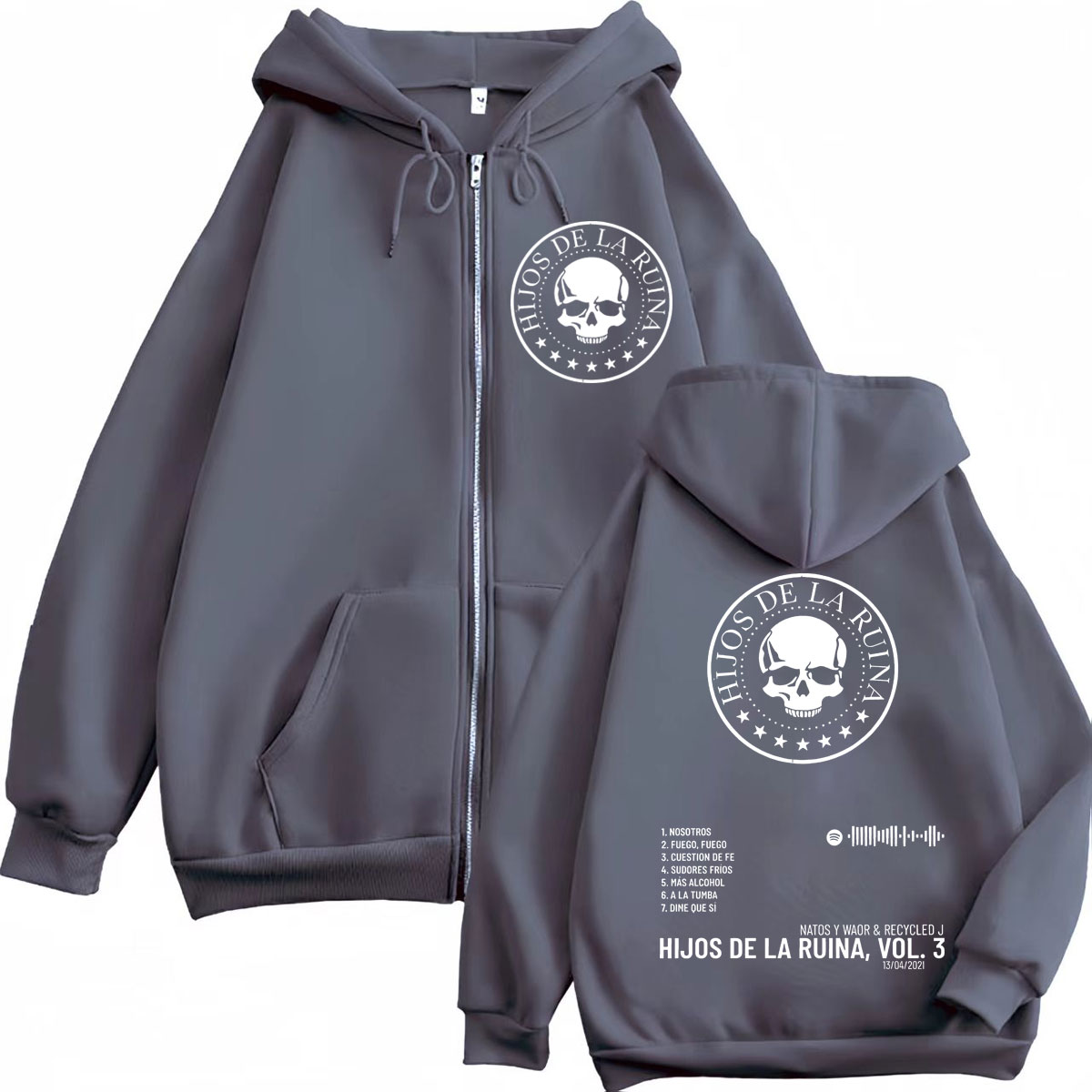 Rap Duo Natos Y Waor Hijos De  - Mens Fashion Zip Up Hoodies ulasan dan harga