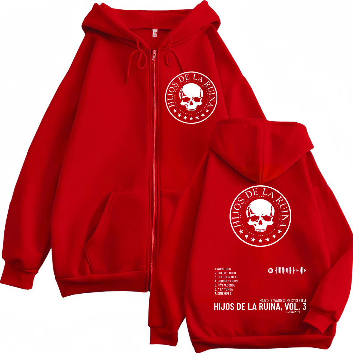 Rap Duo Natos Y Waor Hijos De  - Mens Fashion Zip Up Hoodies ulasan dan harga