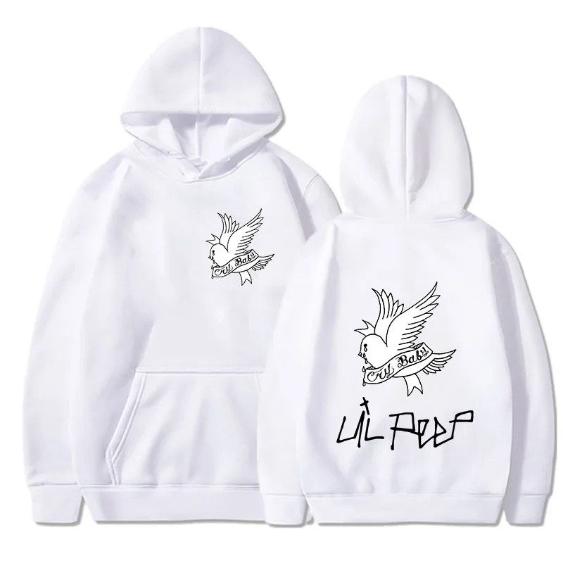 Hoodie Cetak Lil Peep Pria Mus - Mens Fashion Clothes ulasan dan harga