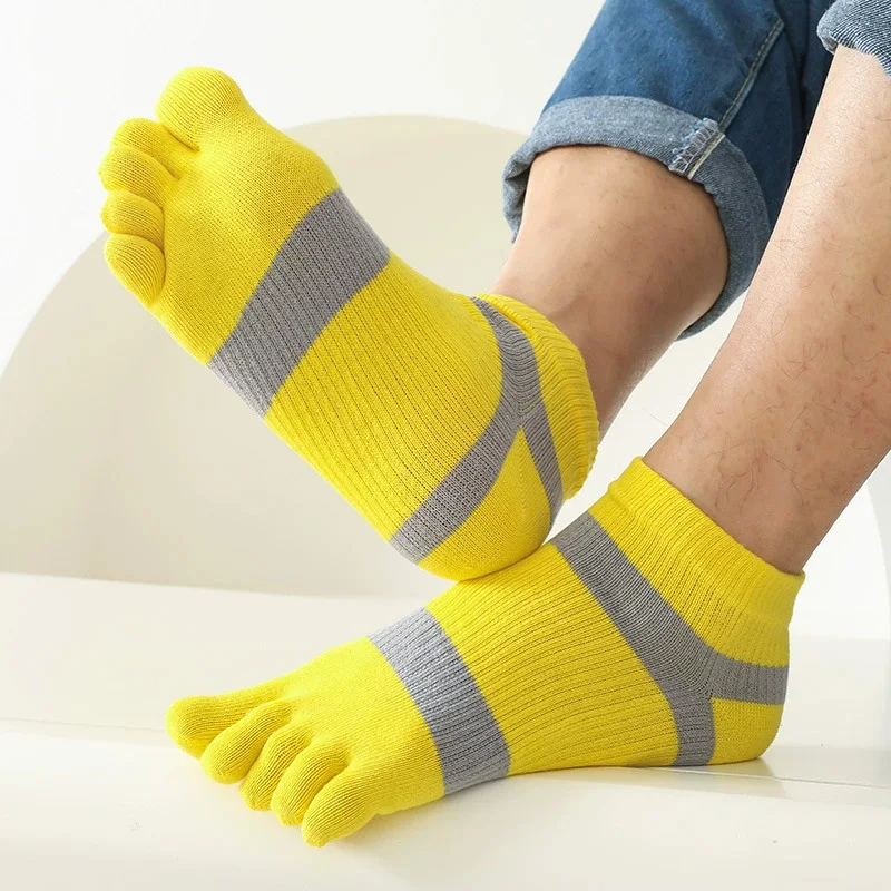 1/5 Pasang Kaus Kaki Lima Jari - Socks Ankle Men ulasan dan harga